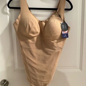 Honeylove Beige Shapewear Bodysuit Size 1X NWT